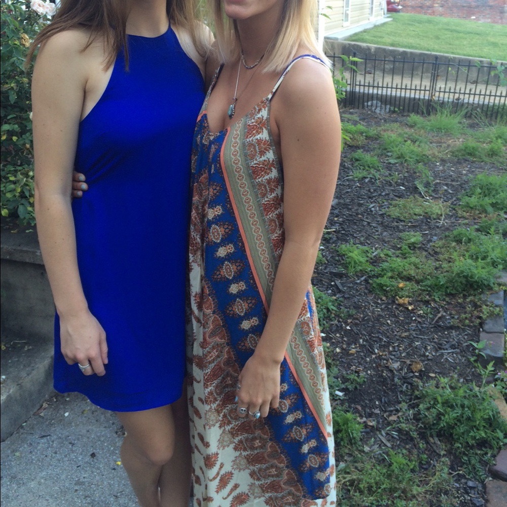 Cobalt BCBG formal dress